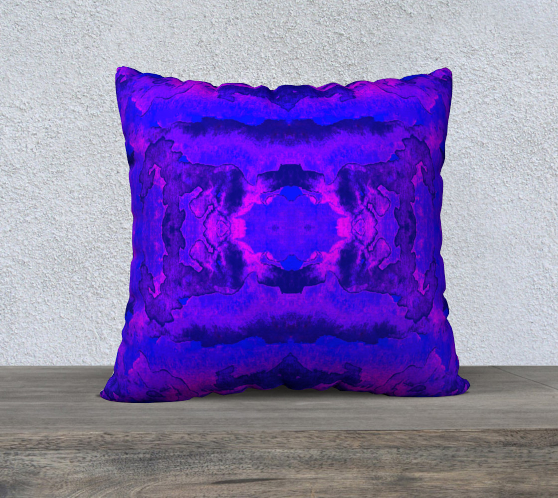Purple mirror watercolor abstraction preview #1