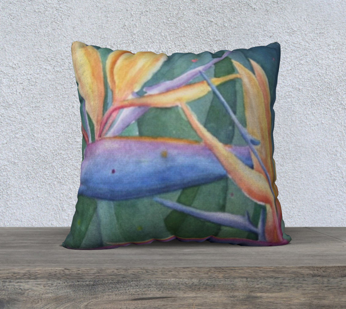 Bird of Paradise Pillow Case preview #1
