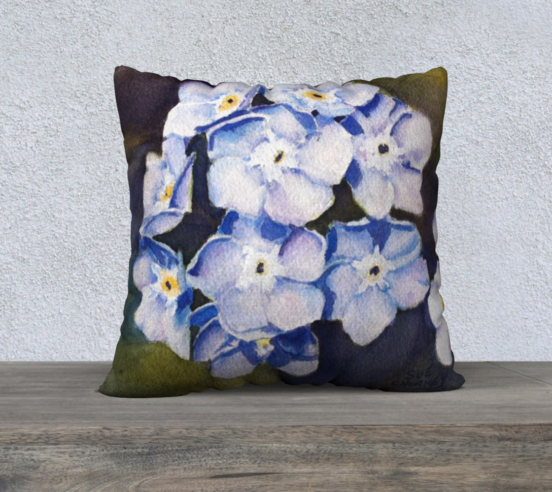 Forget-me-nots Pillow Case preview #1