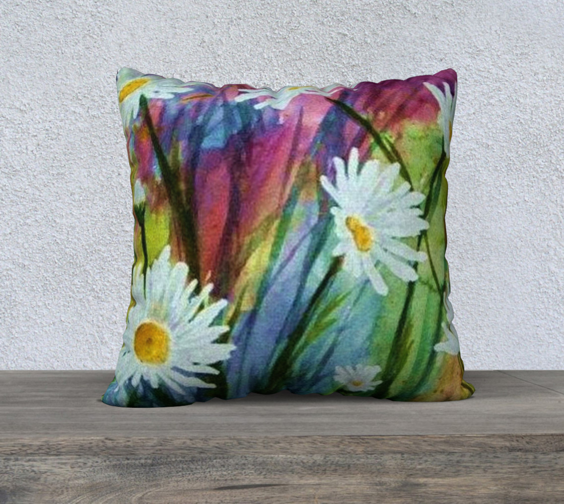 Daisy Party Pillow Case preview #1