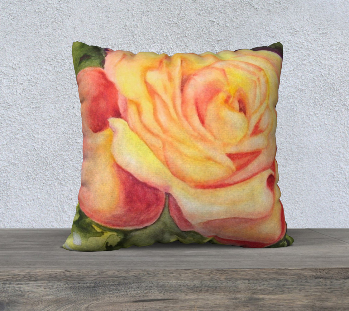Yellow Rose Pillow Case preview #1