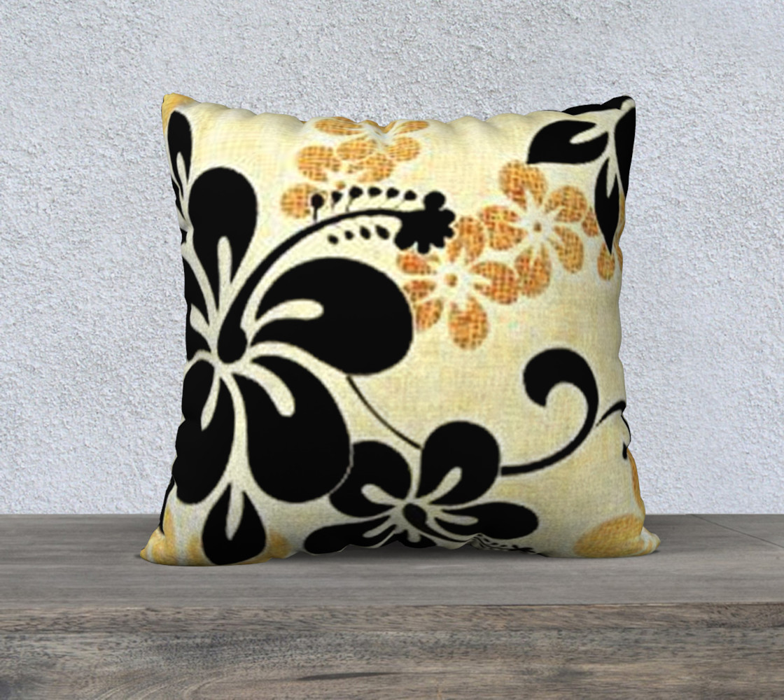 Black and Khaki Hawaiian Hibiscus preview #1