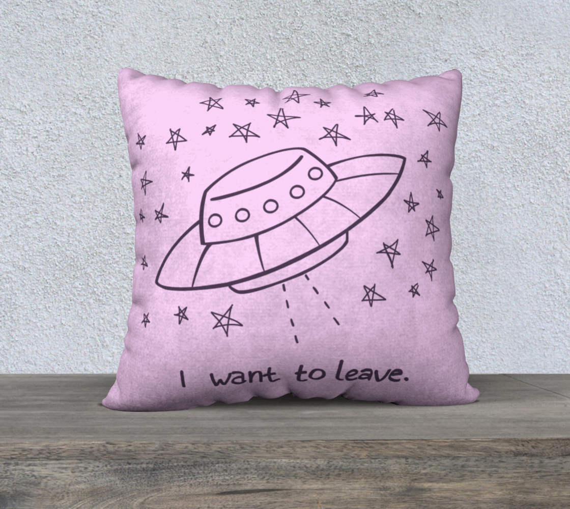 I Want To Leave Starseed Pillow 3D preview