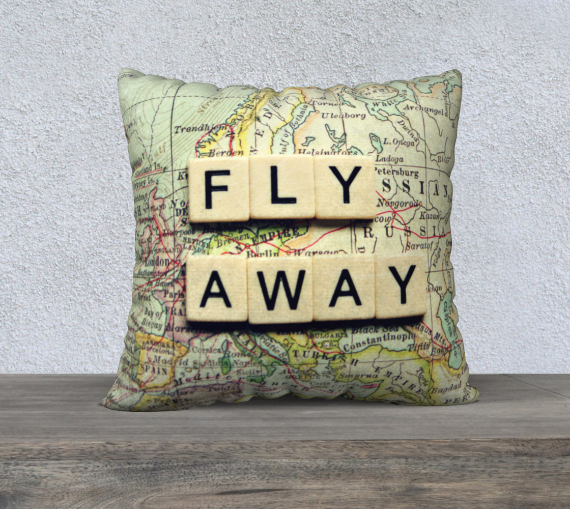 fly away 18" white back 3D preview