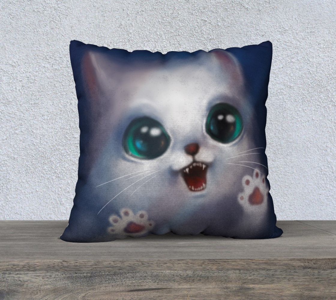 Hungry cat - Pillow preview #1
