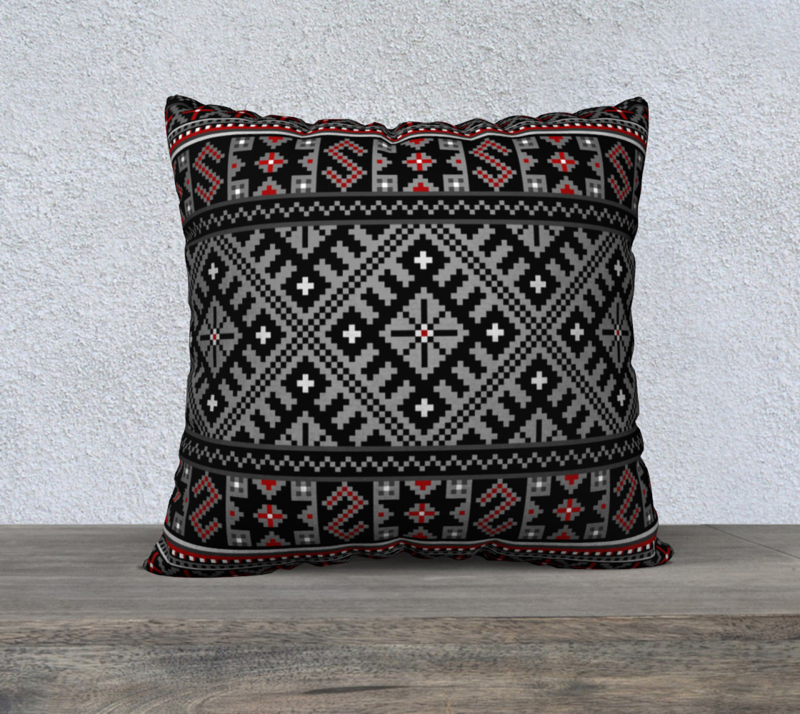 "WestLand II" Pillow Case | 22x22 in 3D preview