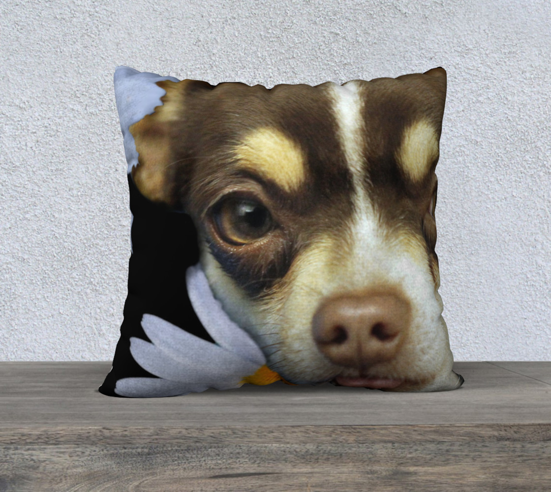 Chihuahua dog 22x22 pillow preview #1