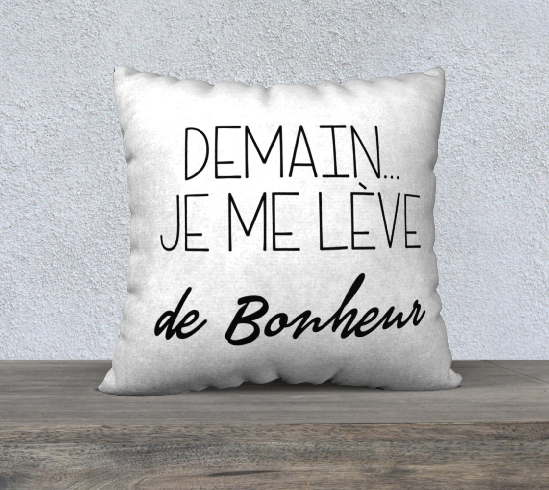 Demain... je me lève de bonheur 22x22 preview #1
