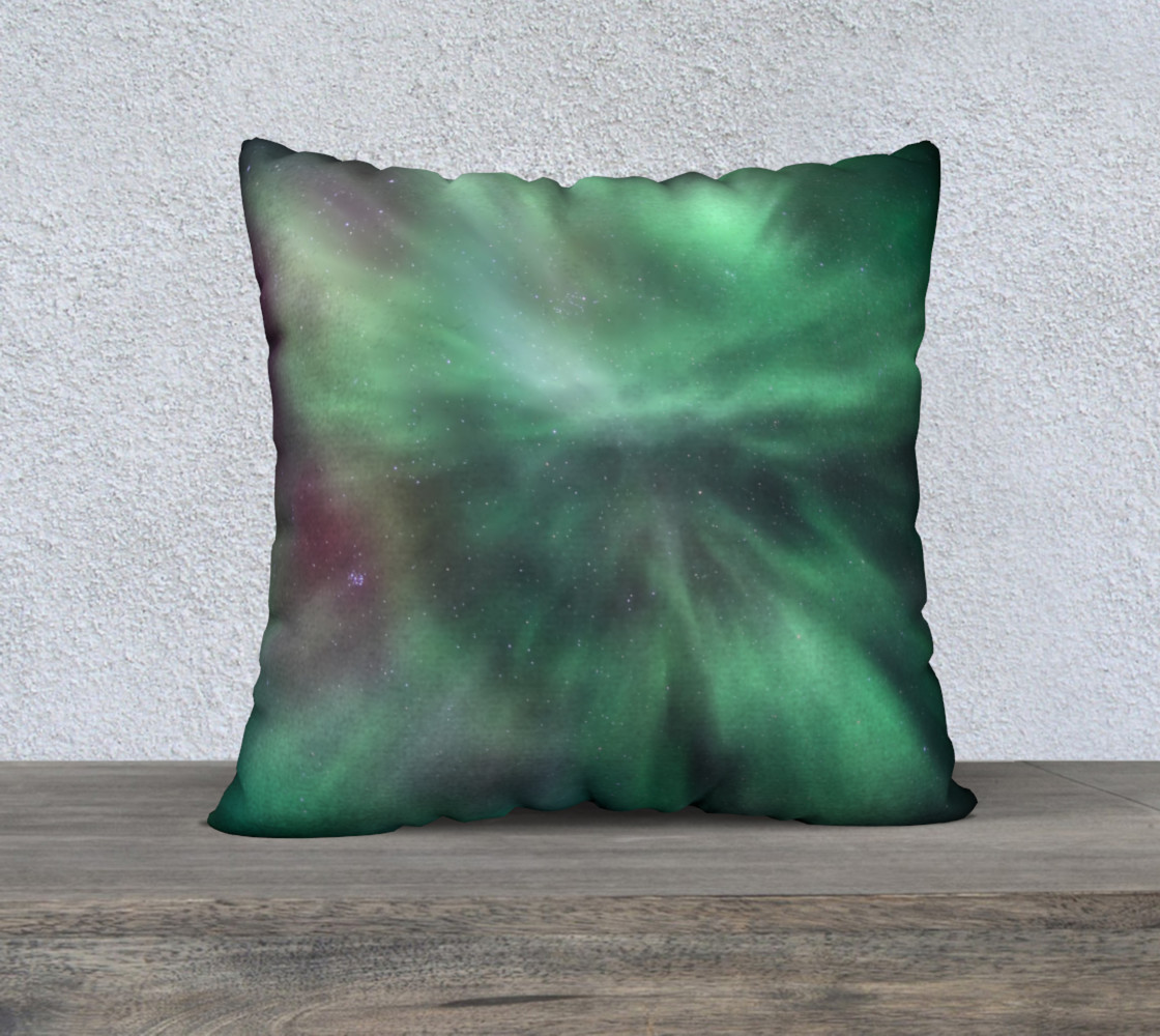 Auroral Burst Pillow Cover preview #1