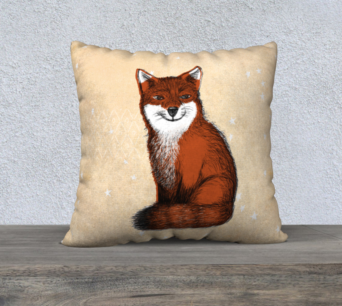 Foxy Large Pillow Case preview #1