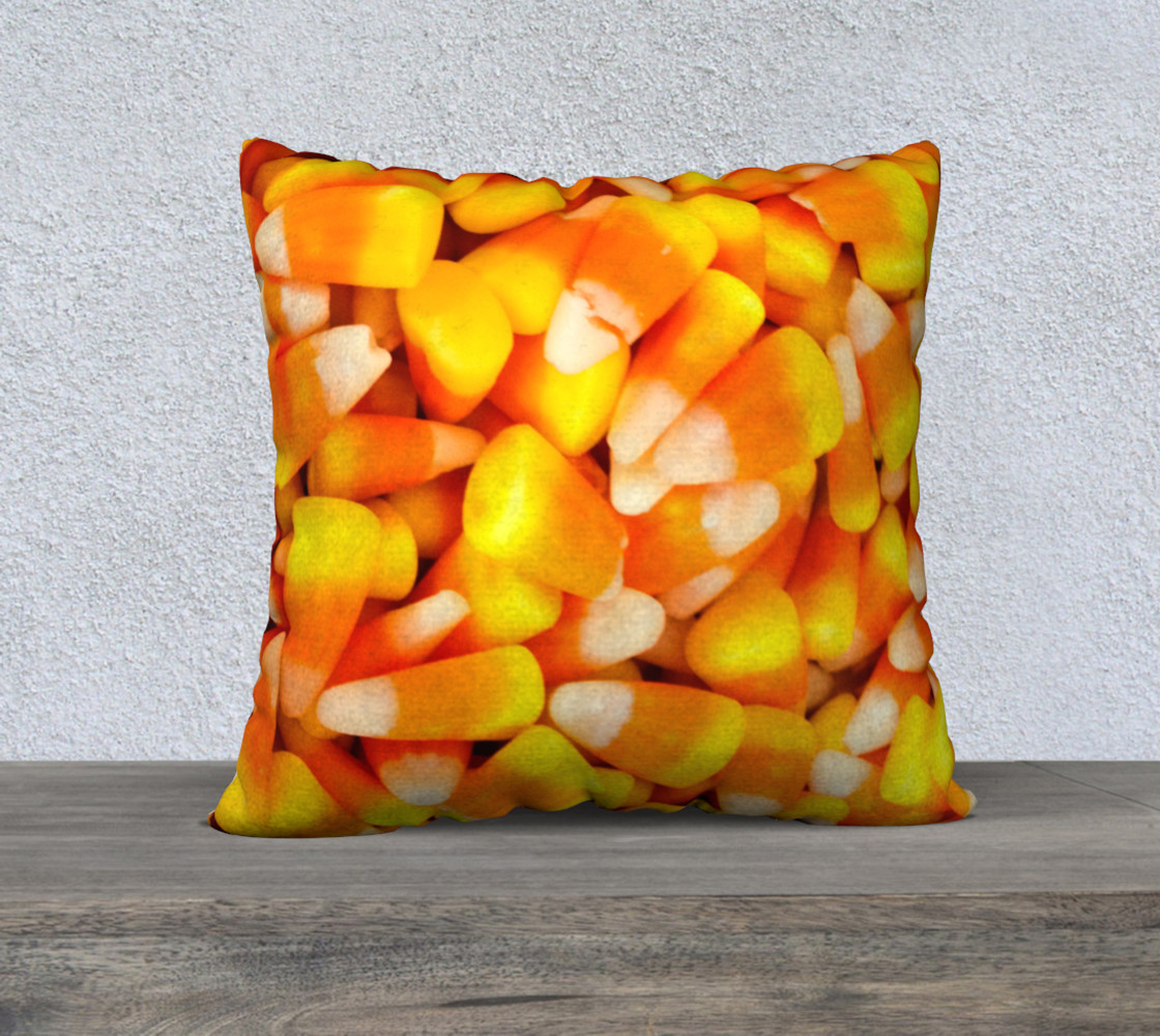 Candy Corn Large Pillow preview #1