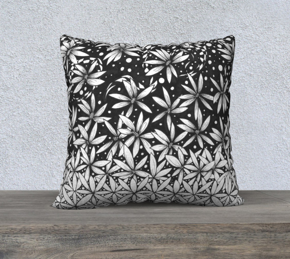 Fibonacci Flower of Life Decorative Pillowcase 3D preview