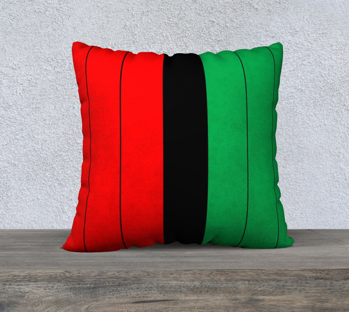 Kwanzaa Striped Pattern Red Black Green preview #1