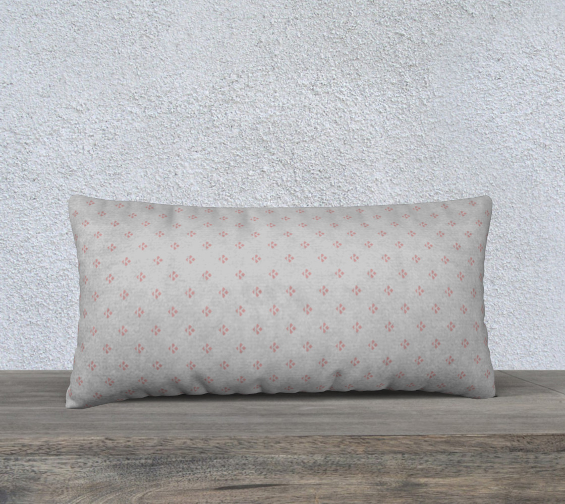 24" X 12" BUBBLEGUM & HARBOR DARK SIGNATURE PILLOW CASE preview #1