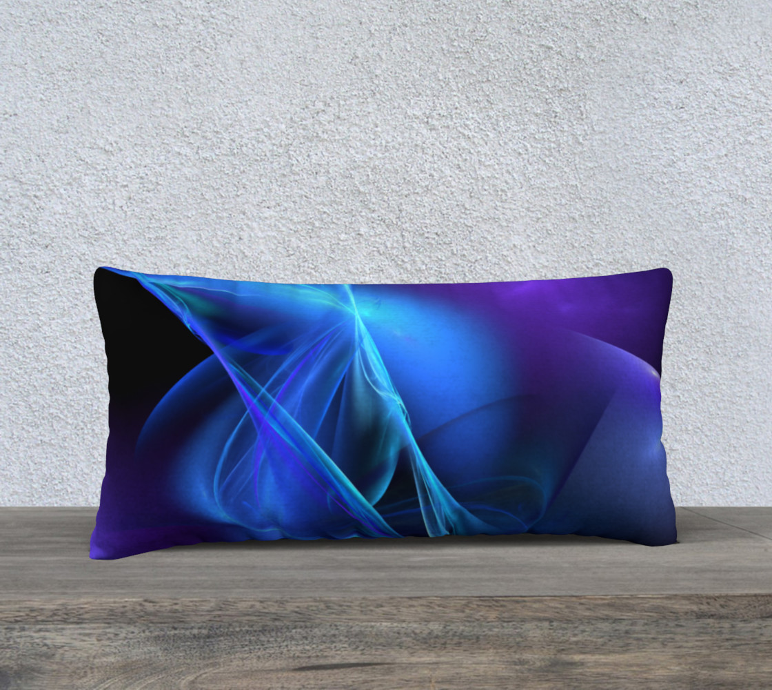 electric blue pillows