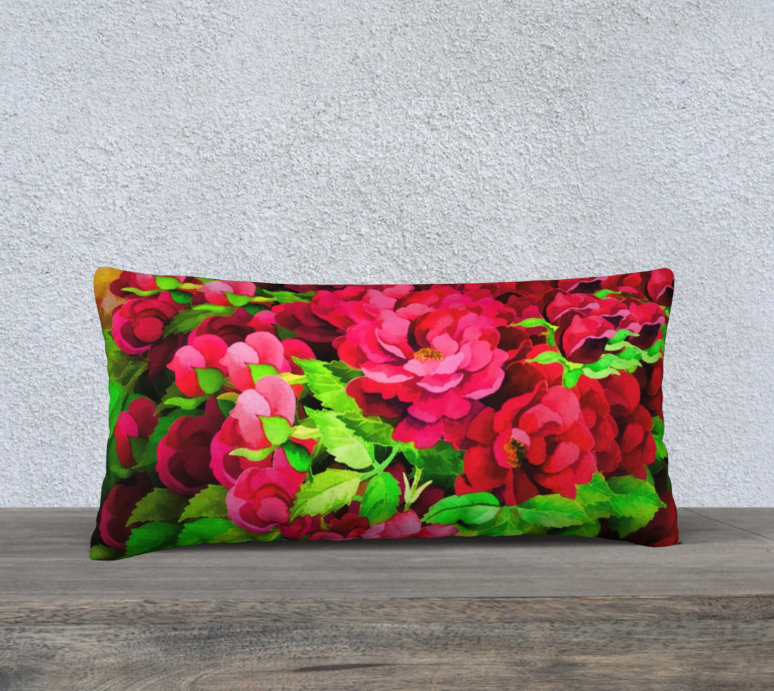 Floral Rose Pillow 2 preview #1