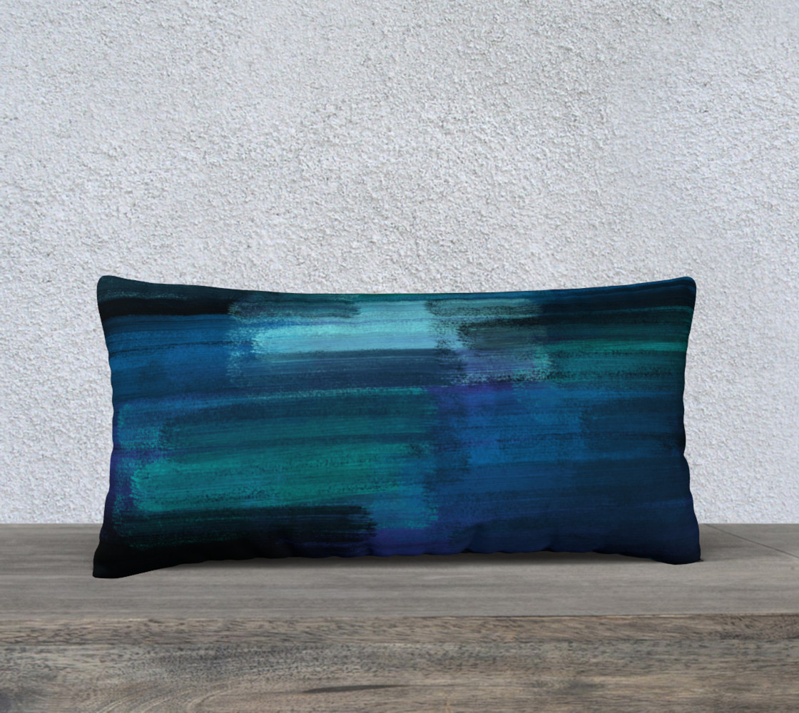 Midnight Ocean 24x12 Pillow Case preview #1