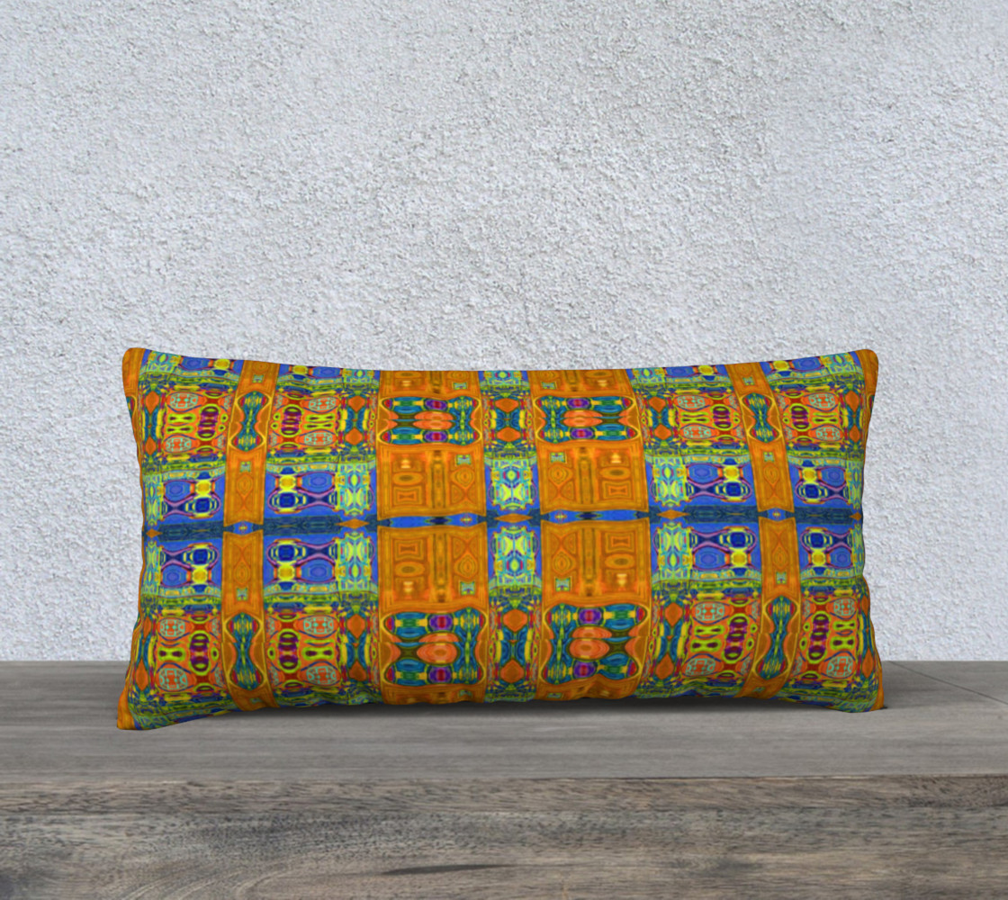 Channeling Vincent / Virtual Vincent™ Abstract Pillow Case Cover preview #1
