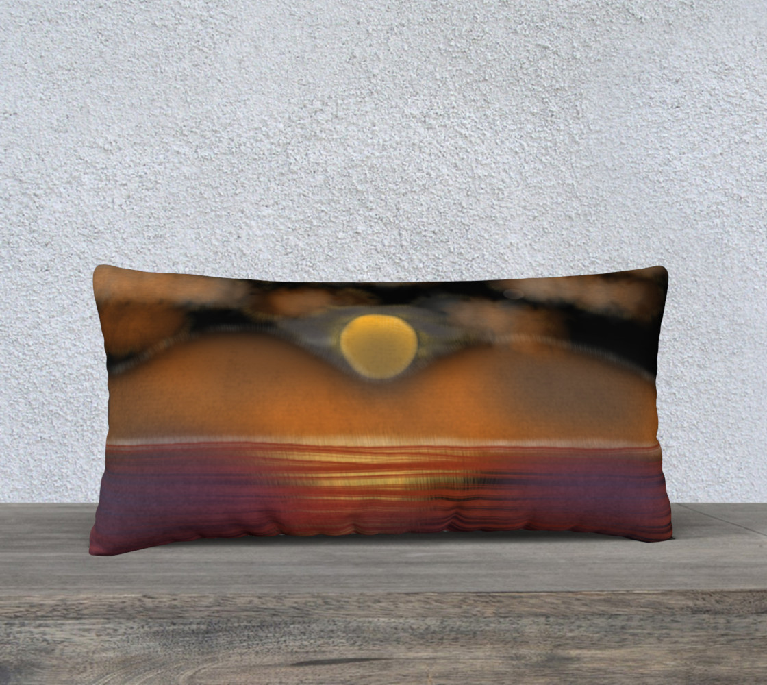 Aperçu de sunset pillow #1