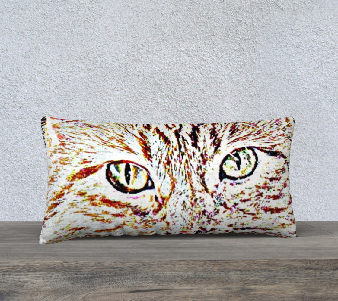Ginger Cat Pillow 24X12 preview #1