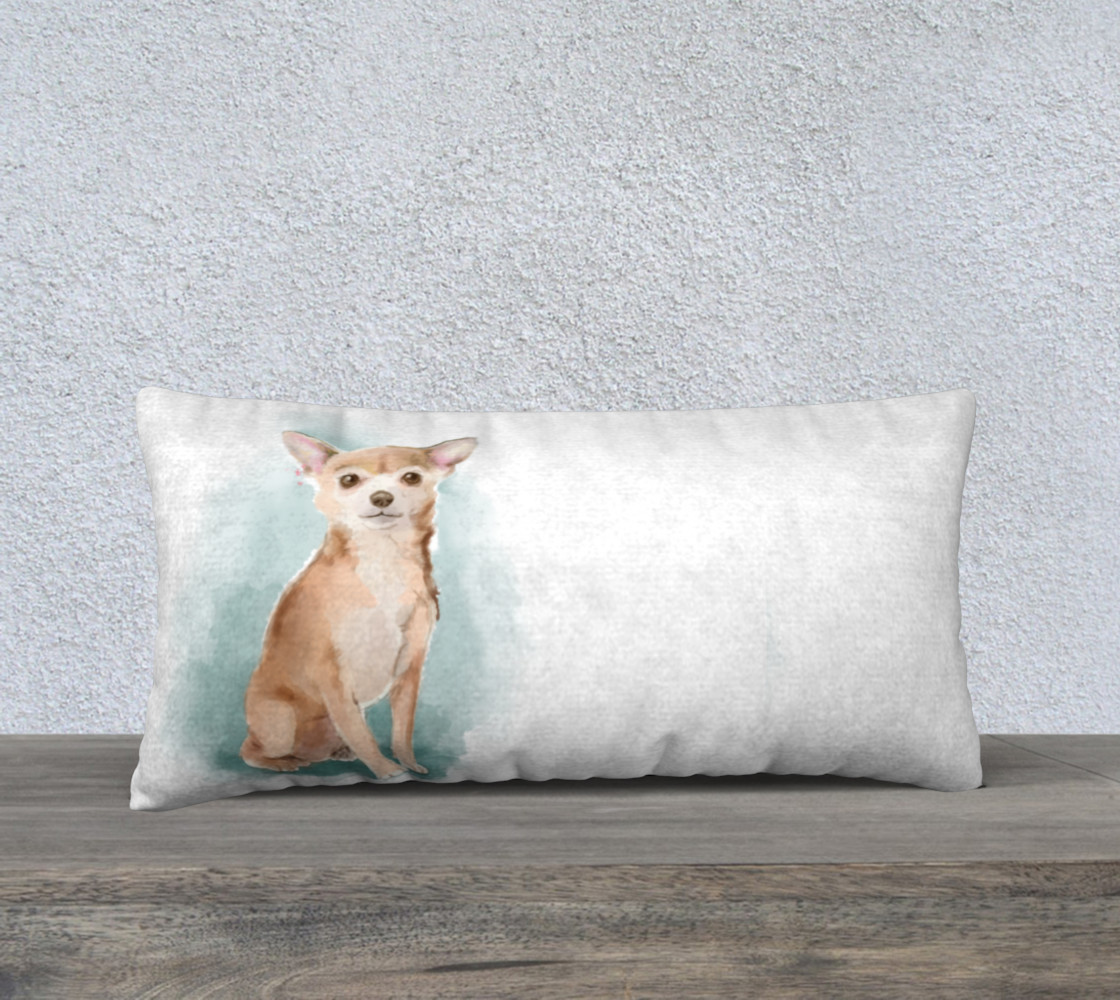 Chihuahua watercolor preview #1