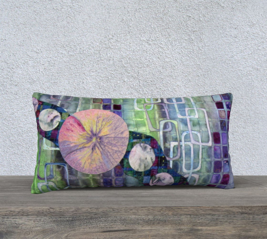 Hues of Hydrangea Pillow 24X12 preview #1