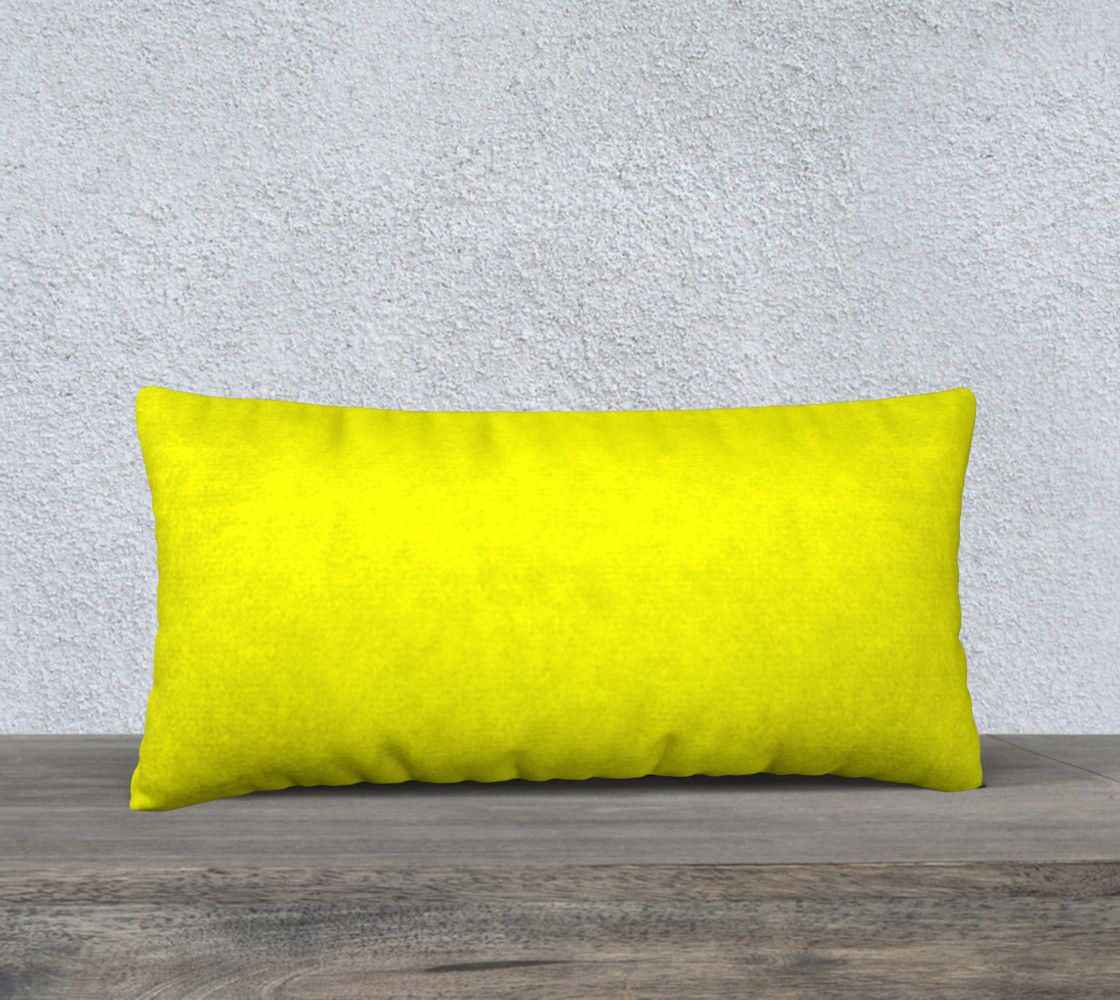 Bright Yellow Pillow Case preview #1