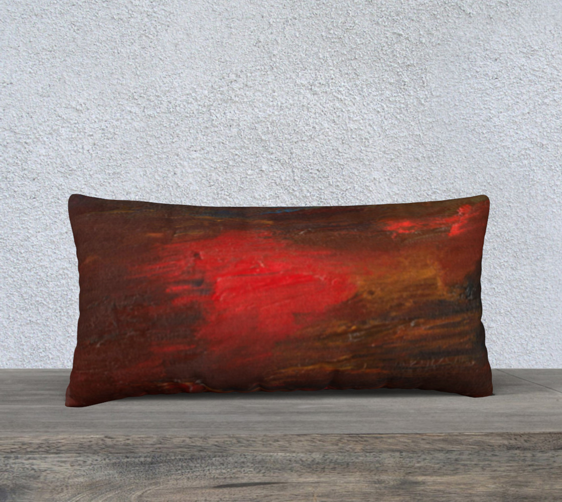 Crimson Ocean Pillow Case Style2 3D preview
