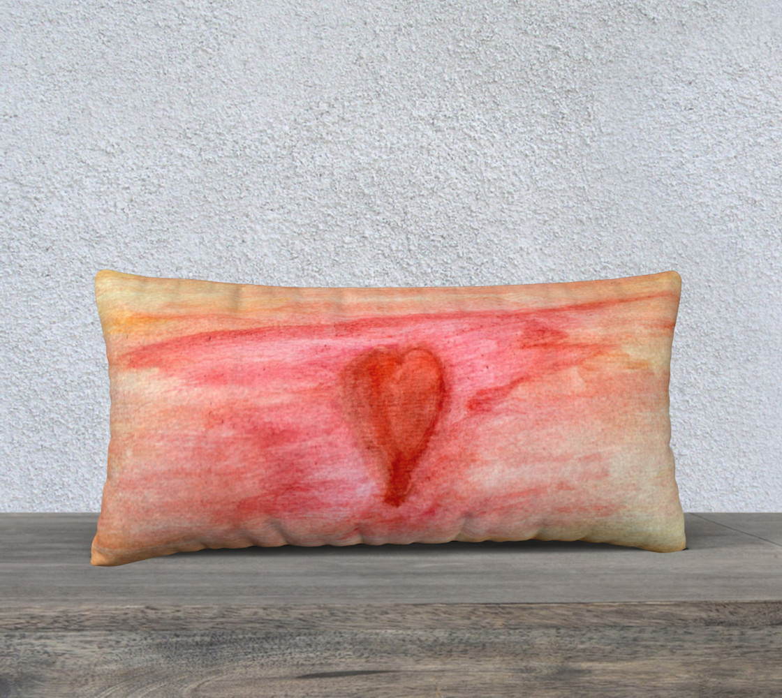 Radiating Heart Pillow Case Style2 preview #1