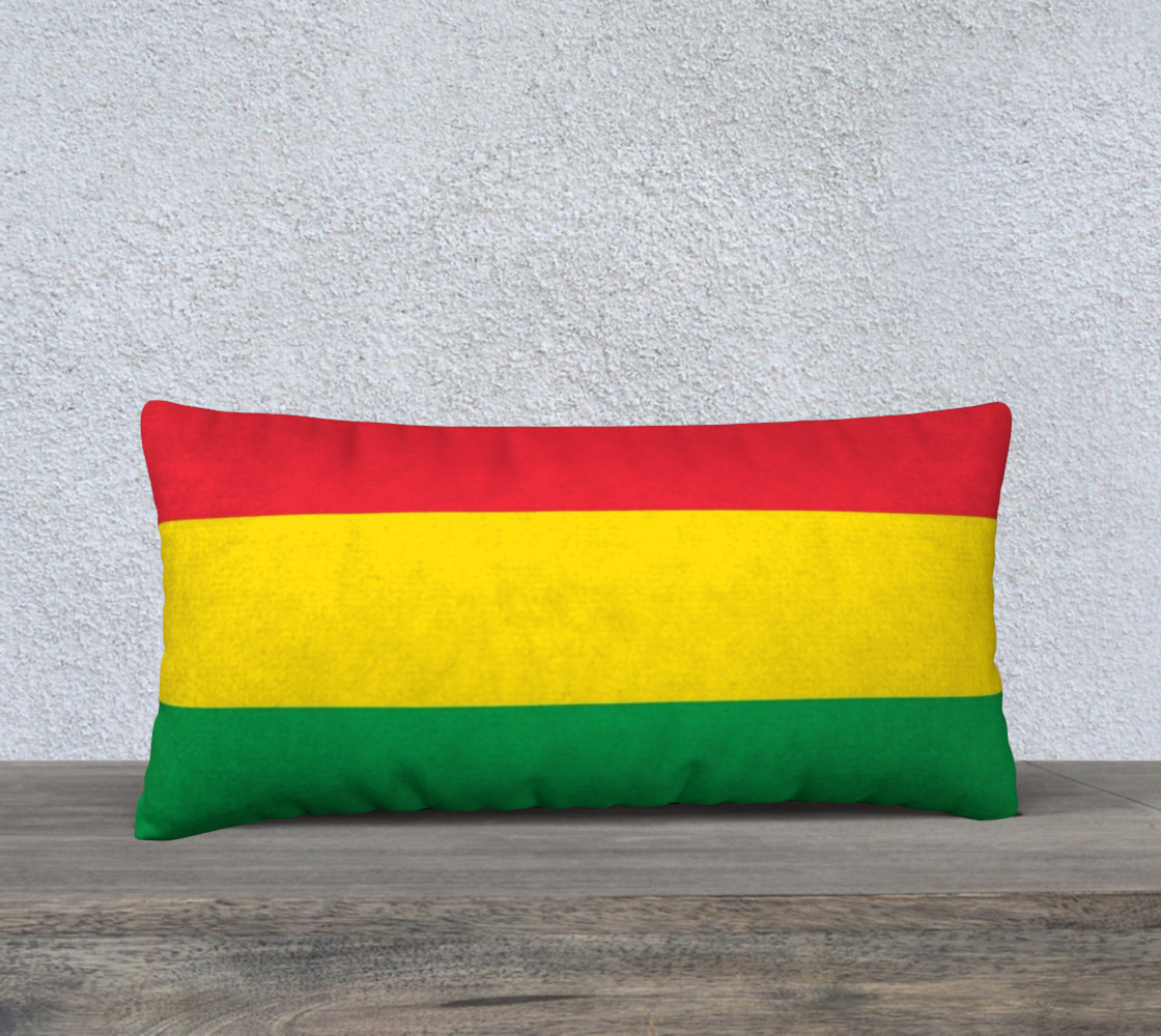 Rasta Colors Green Yellow Red Stripes Pattern preview #1