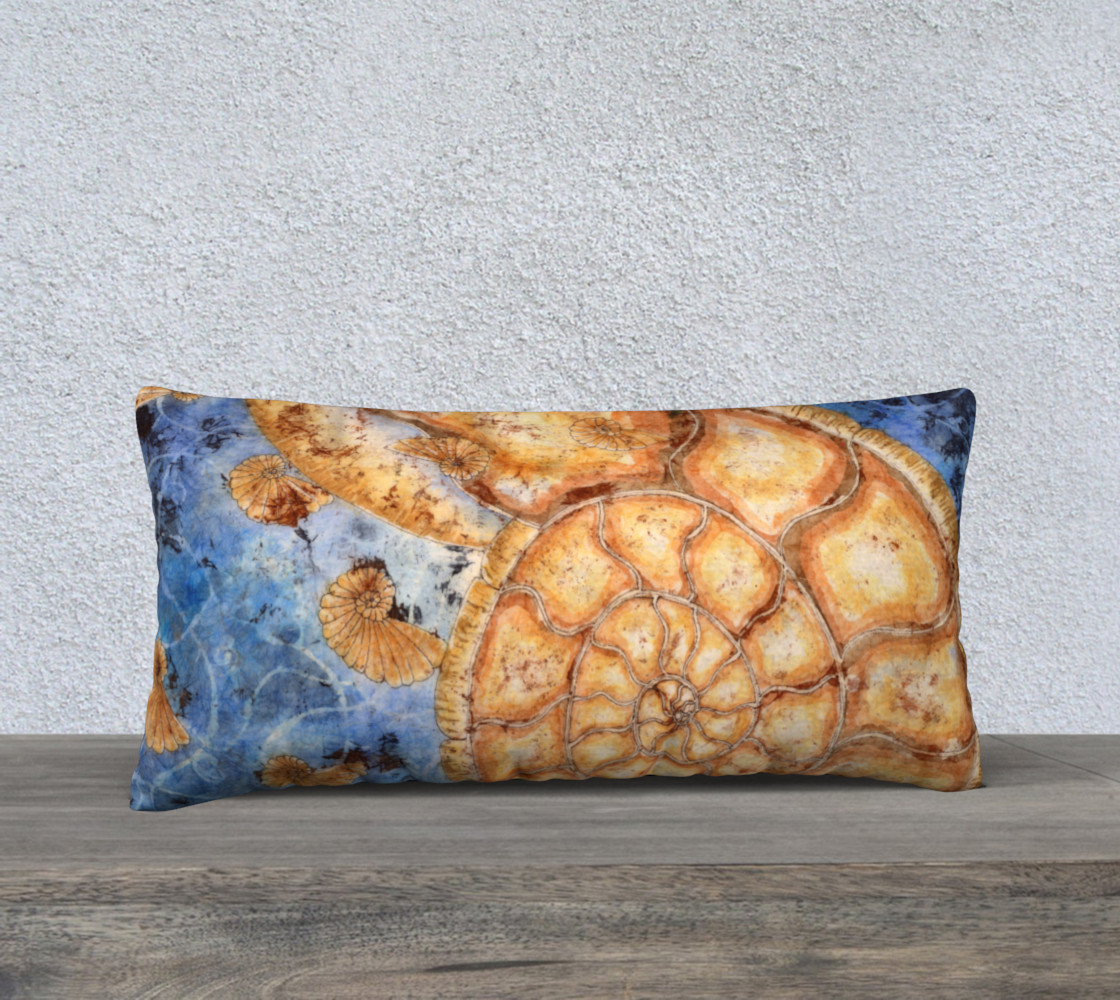 Nautilus Shell Fibonacci Under the Sea 24x12 Pillow Case preview #1