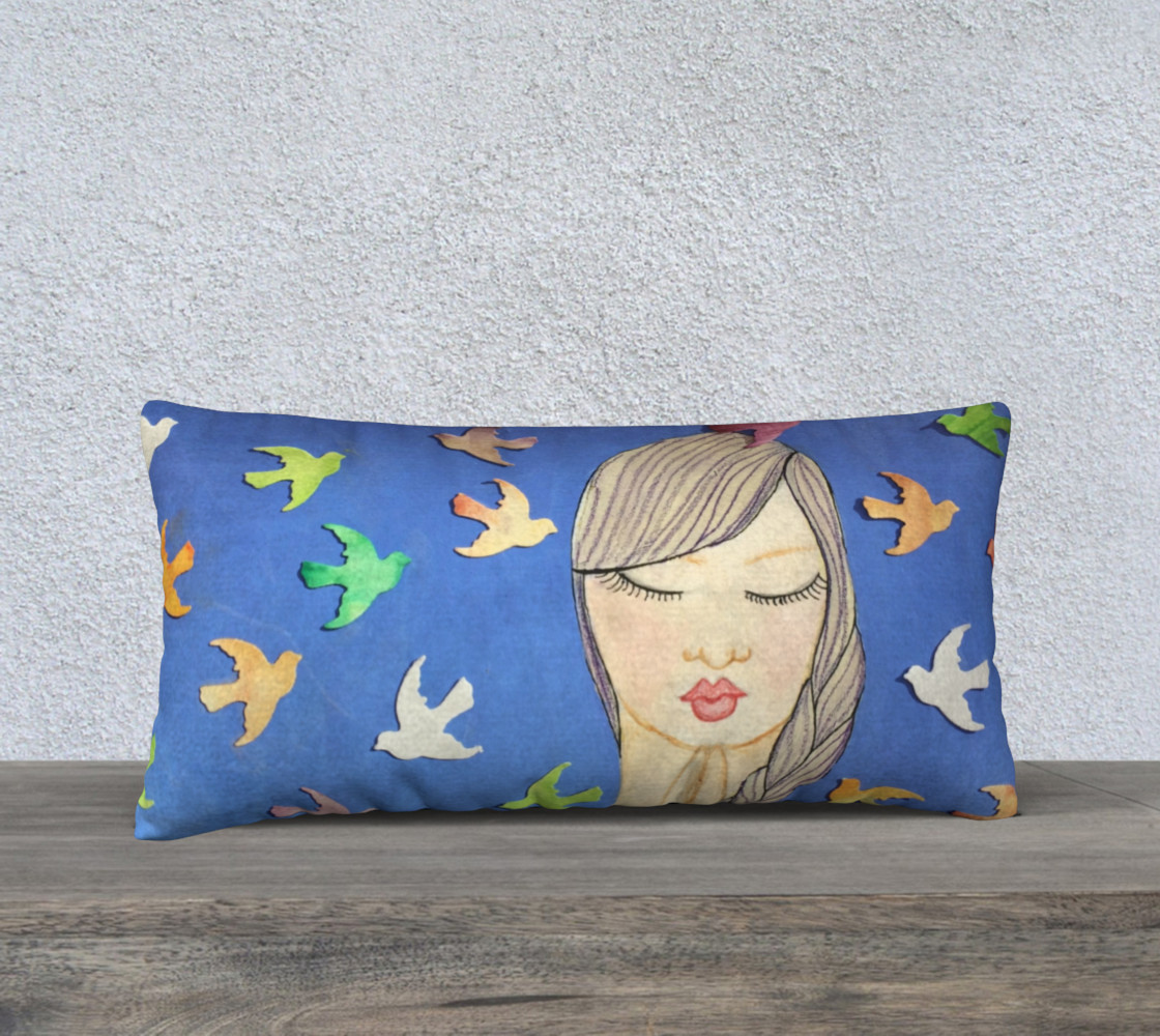 Pray Pillow 24x12 preview #1