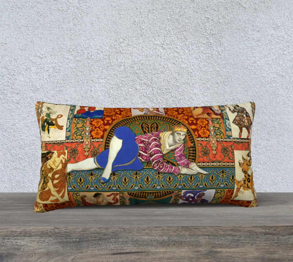 Aperçu de Ballets Russes Tapestry - 24x12 Pillow Case #1