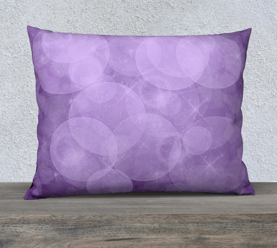 Purple Bubbles Pillow Case 26x20 preview #1