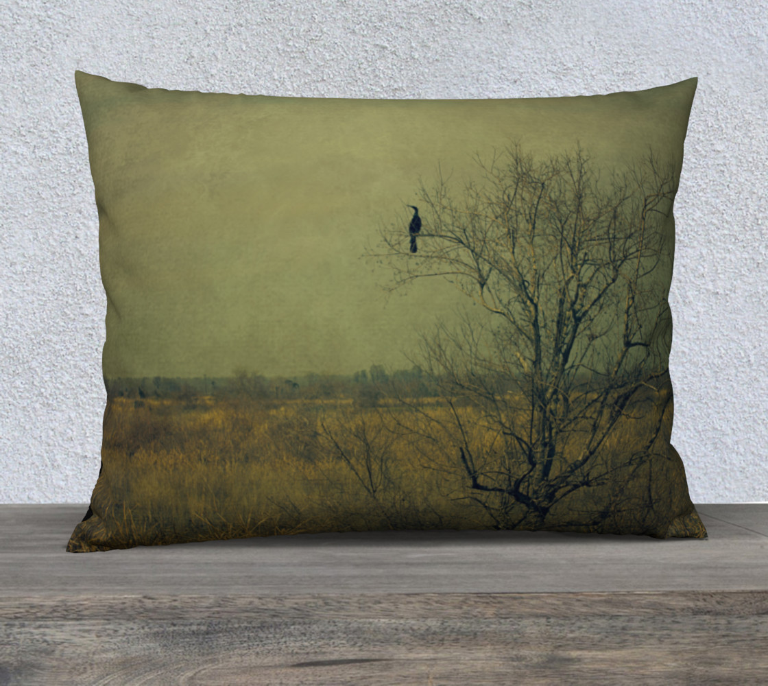 Glossy Ibis 26x20 pillow preview #1