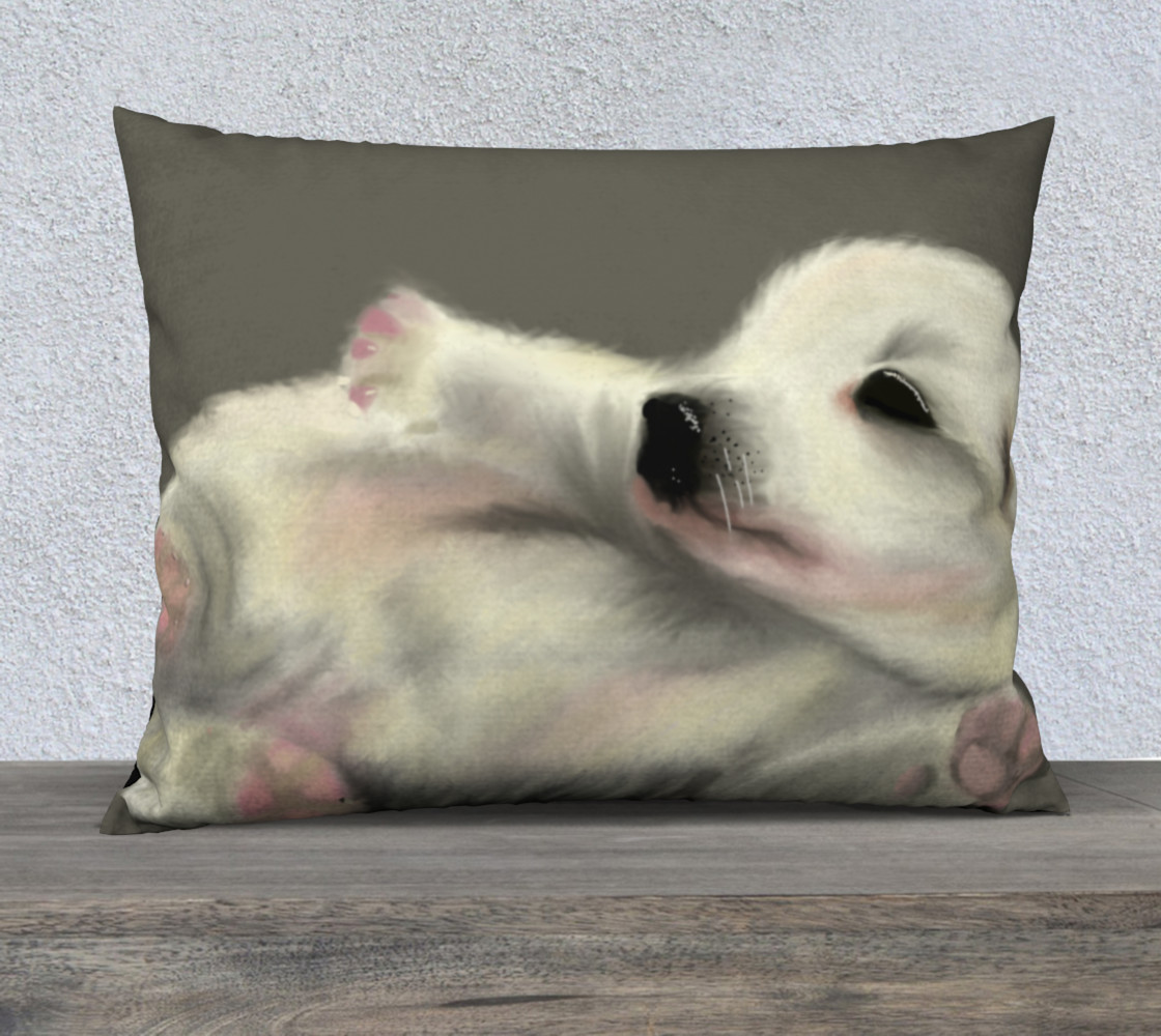 Adorable Puppy Pillow Case 26" x 20"  thumbnail #2