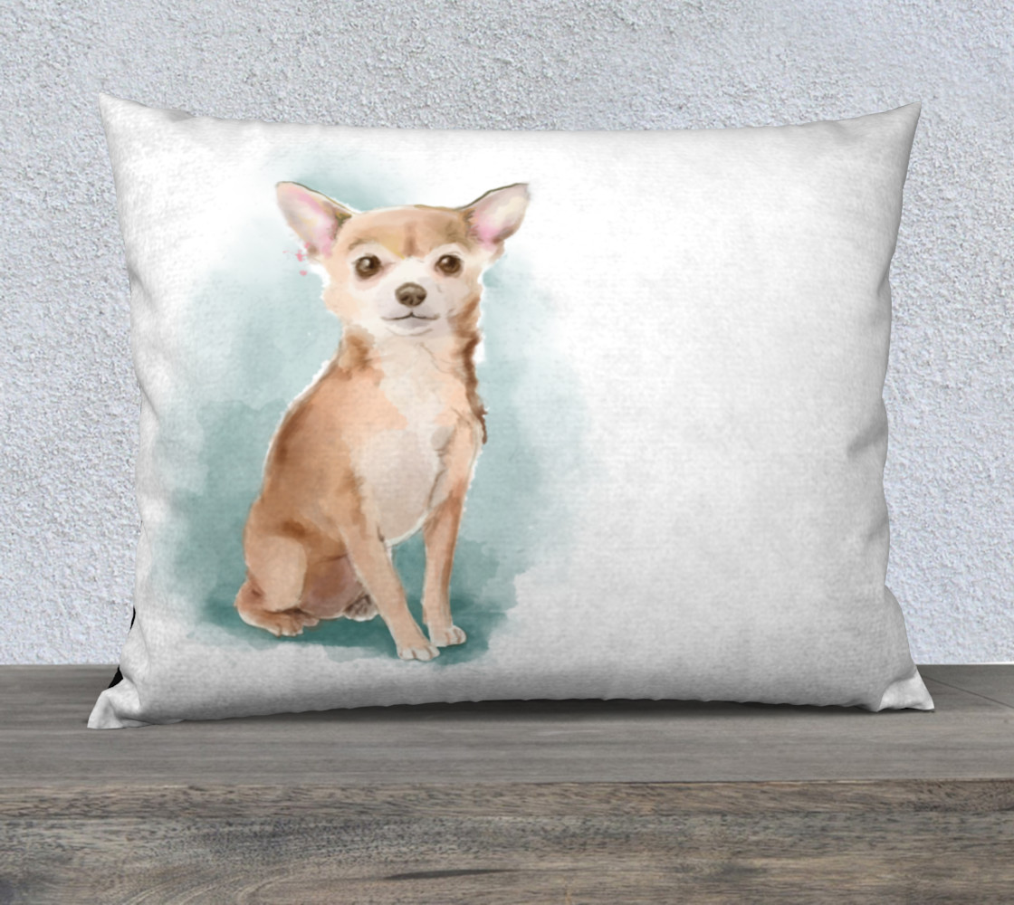Chihuahua watercolor preview #1