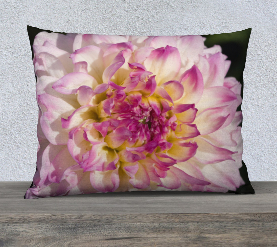 Pink Dahlia Pillow Case preview #1