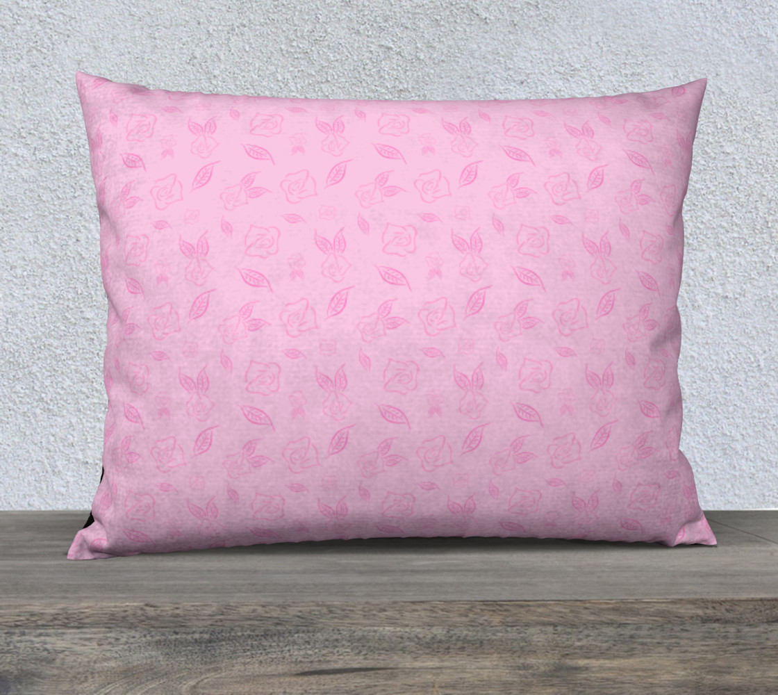 Cartoon Rose Pillow Case - 26"x20" preview #1