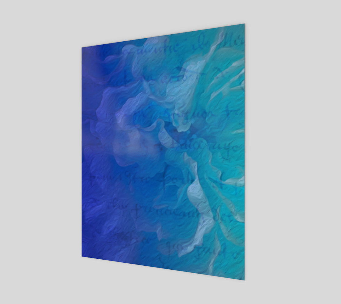 Blue I So Hope 11 x 14 Print preview #1