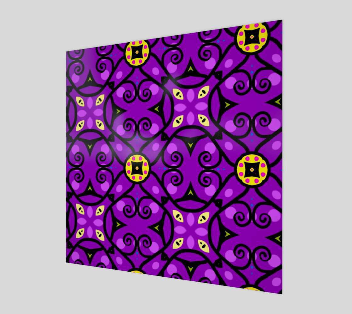 purple and gold art preview #1