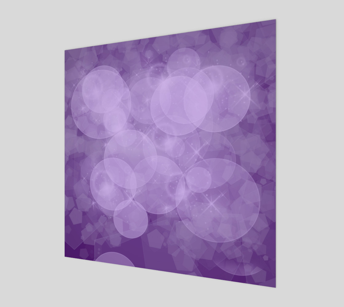 purple bubbles wall arts preview #1