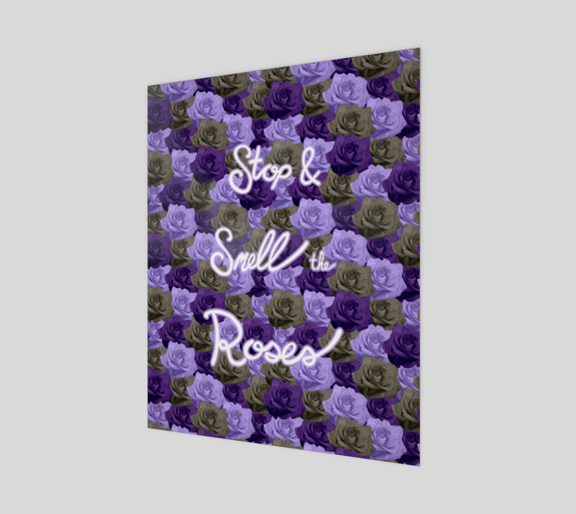 Aperçu de Stop & Smell the Roses Canvas Print - 16"x20" #1