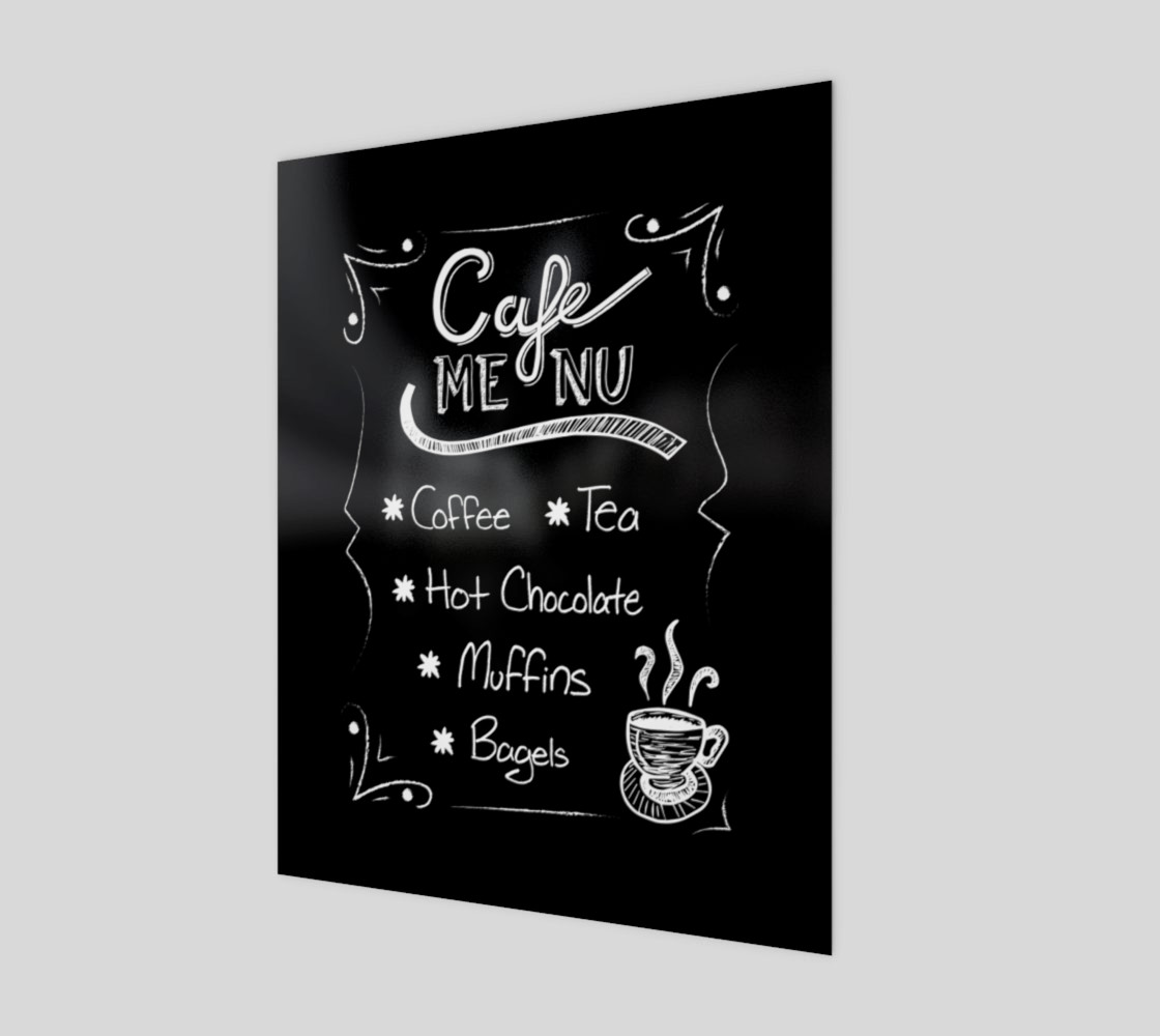 Cafe Menu Canvas Print 11"x14" preview #1