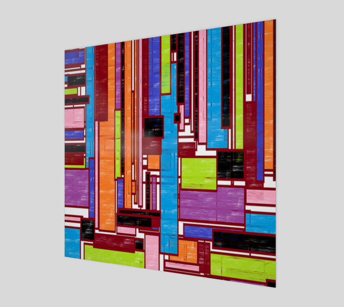 Geo Print Canvas preview #1