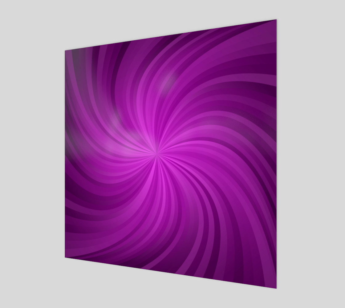 purple spiral wall art preview #1