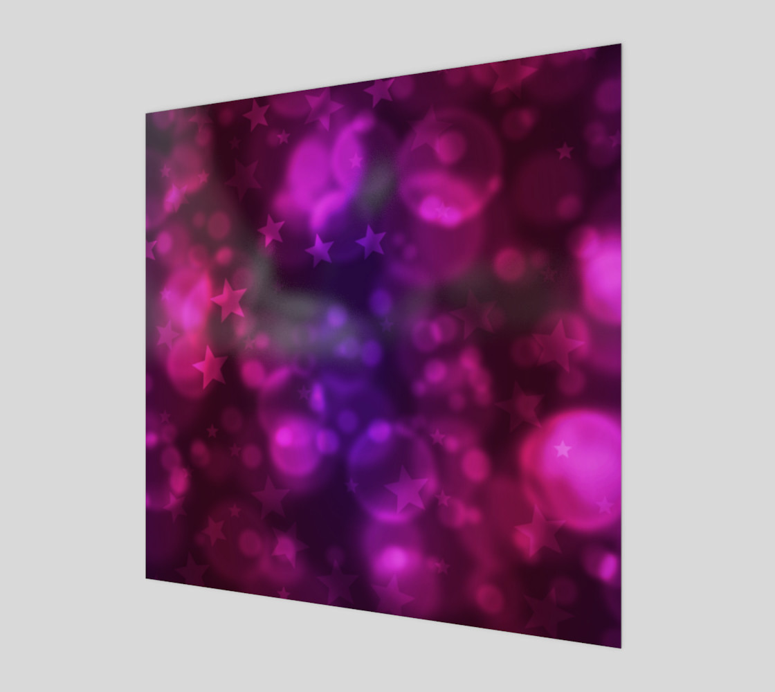 Purple Stars And Bubbles preview #1