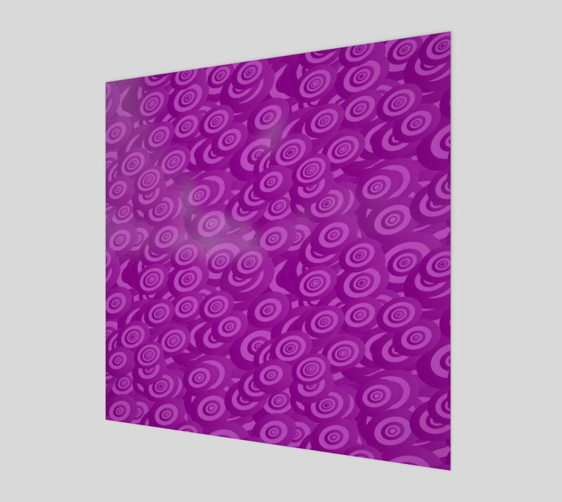purple swirl wall art preview #1
