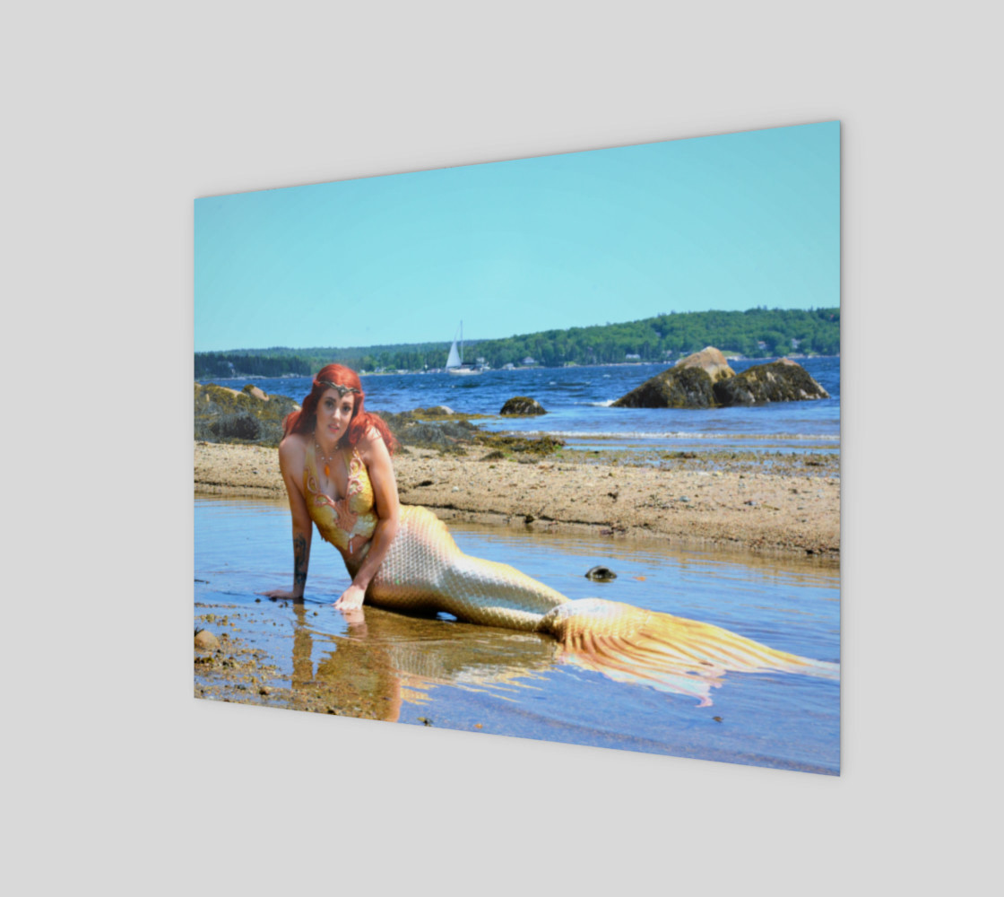 Mermaid Queen on the Beach Print preview #1