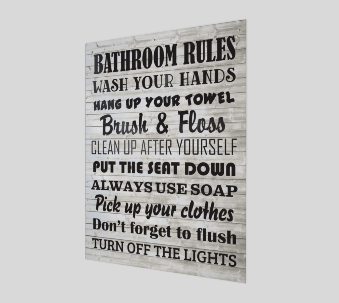 Bathroom Rules preview #1